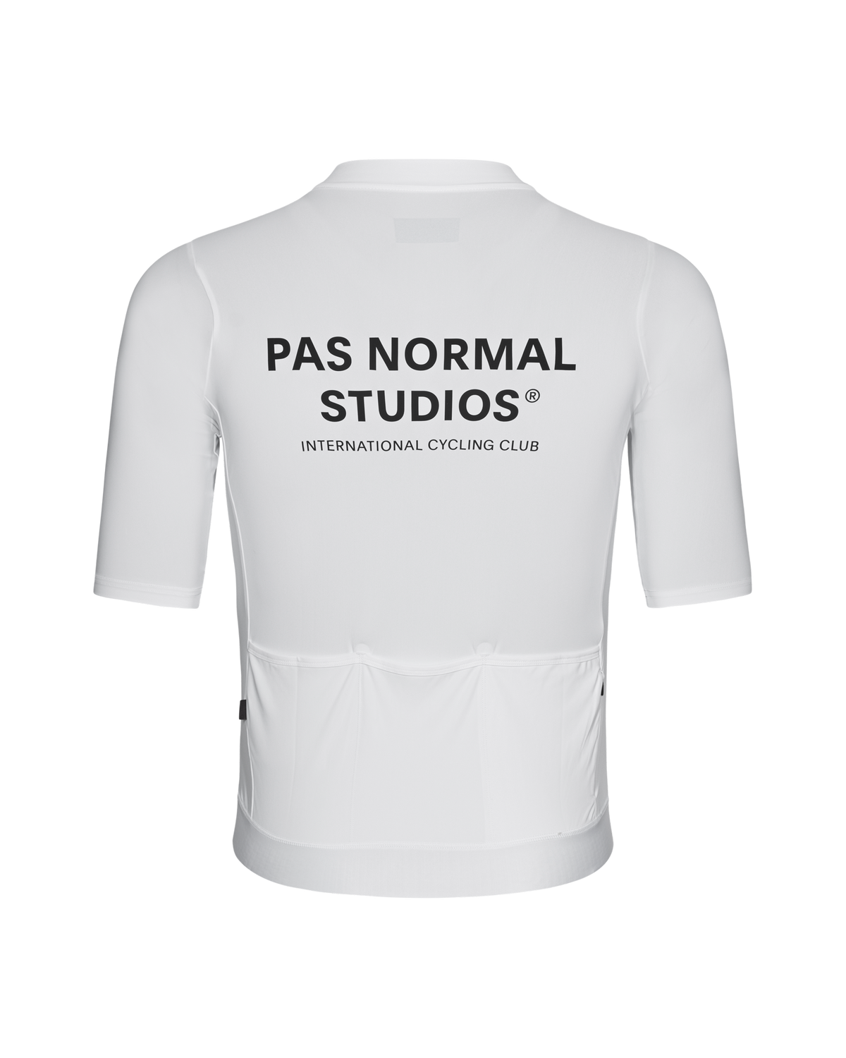 Maillot Manga Corta Pas Normal Studios Essential Hombre Blanco #4