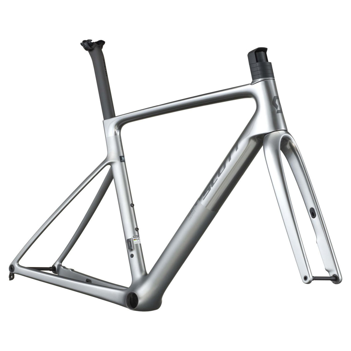 Cuadros Bicicleta Carretera Cuadro Scott Addict RC Ultimate HMX SL 2026 Chrome Silver #3