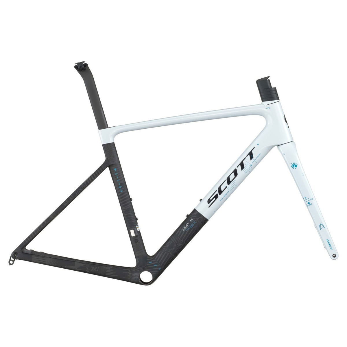 Cuadros Bicicleta Carretera Cuadro Scott Addict RC Pro HMX 2026 Cumulus White/Carbon