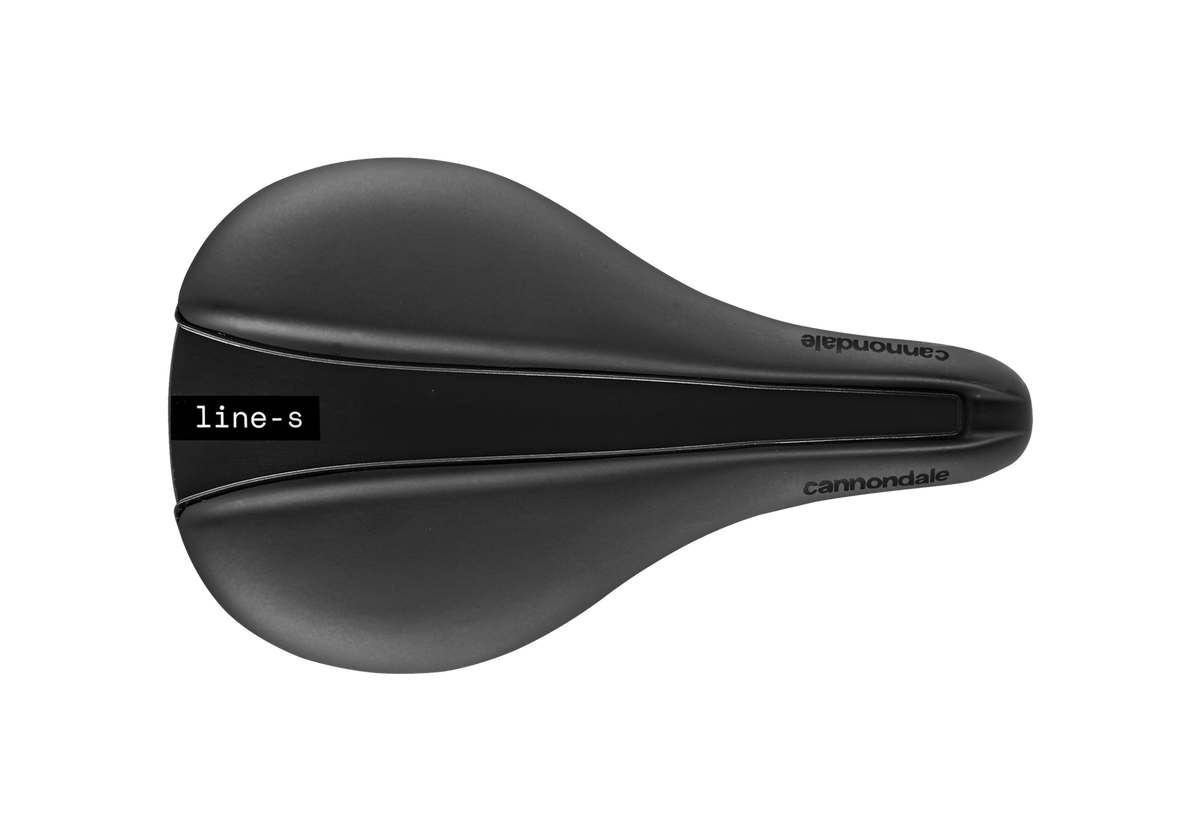 Cannondale Sillín Line S Acero Plano Negro