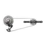 Sram XX SL T-Type Eagle AXS Electronic Group DUB Pod DM 170mm 34t 1x12s Fekete