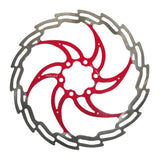 Féktárcsa XLC BR-X02 6-csavaros Ezüst/Piros