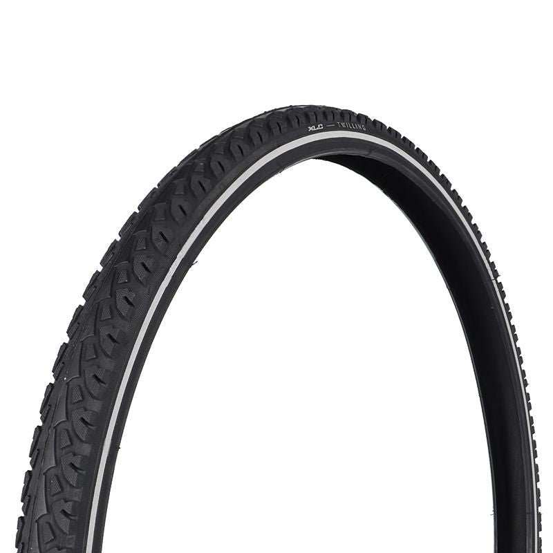 Cubierta XLC VT-T20 Twilling Rígida Negro Reflectante