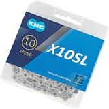 KMC X-10 SL lánc 114 szem 10s Chrome