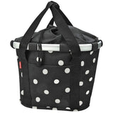 Klickfix Reisenthel BikeBasket City Első Táska 15L 35x28x26cm Black/White Dots