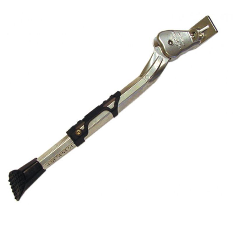 Caballete Lateral Ursus King Ajustable 26/28 Aluminio Plata