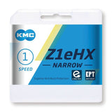 KMC Z1 EHX EPT lánc 128 szem 1s szürke