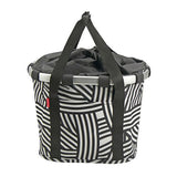 Klickfix Zebra első táska 15L 35x28x26cm fekete/fehér