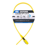 Cable Lock Oxford Combi Zip Yellow