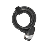 Cable Lock OXC KeyCoil10 10x1800mm fekete