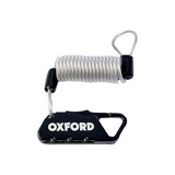 Kábeles Zár Oxford Pocketlock Fekete
